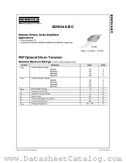 BDW24A datasheet pdf Fairchild Semiconductor