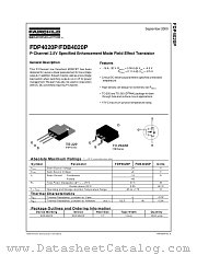 FDP4020P datasheet pdf Fairchild Semiconductor