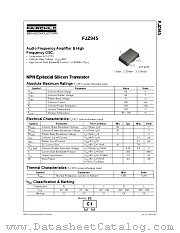 FJZ945 datasheet pdf Fairchild Semiconductor