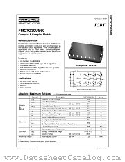 FMC7G30US60 datasheet pdf Fairchild Semiconductor