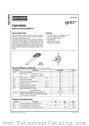 FQA16N50 datasheet pdf Fairchild Semiconductor