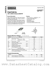 FQAF33N10L datasheet pdf Fairchild Semiconductor