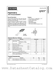 FQAF44N10 datasheet pdf Fairchild Semiconductor