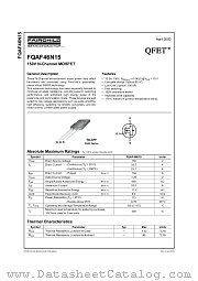 FQAF46N15 datasheet pdf Fairchild Semiconductor