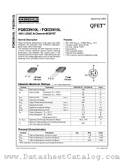 FQB33N10L datasheet pdf Fairchild Semiconductor