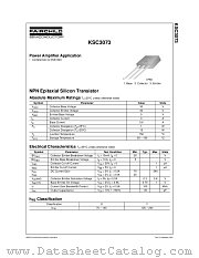 KSC3073 datasheet pdf Fairchild Semiconductor