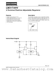 LM317AHV datasheet pdf Fairchild Semiconductor
