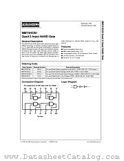 MM74HC00 datasheet pdf Fairchild Semiconductor