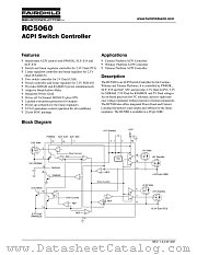 RC5060 datasheet pdf Fairchild Semiconductor