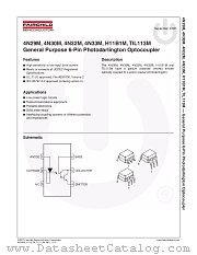 4N29M datasheet pdf Fairchild Semiconductor