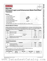 BSS138K datasheet pdf Fairchild Semiconductor