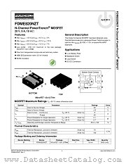 FDME820NZT datasheet pdf Fairchild Semiconductor