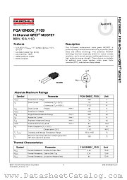 FQA10N80C_F109 datasheet pdf Fairchild Semiconductor