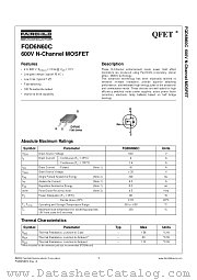 FQD6N60C datasheet pdf Fairchild Semiconductor