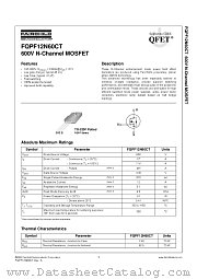 FQPF12N60CT datasheet pdf Fairchild Semiconductor