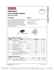 FQPF6N80T datasheet pdf Fairchild Semiconductor