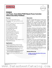 SG684965TZ datasheet pdf Fairchild Semiconductor