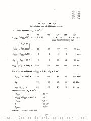 AF134 datasheet pdf Felvezeto Katalogus 1966