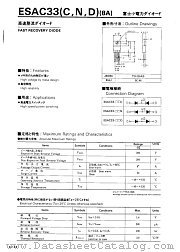 ESAC33C datasheet pdf Fuji Electric