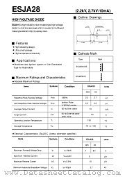 ESJA28 datasheet pdf Fuji Electric