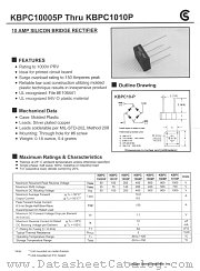 KBPC10005P datasheet pdf Fuji Electric