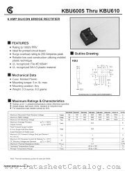 KBU602 datasheet pdf Fuji Electric