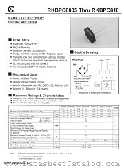 RKBPC810 datasheet pdf Fuji Electric