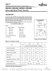 2SA1042 datasheet pdf Fujitsu Microelectronics