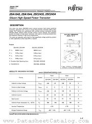 2SC2433 datasheet pdf Fujitsu Microelectronics