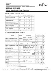 2SC2429A datasheet pdf Fujitsu Microelectronics