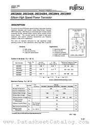 2SC2429A datasheet pdf Fujitsu Microelectronics