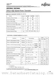2SC2965 datasheet pdf Fujitsu Microelectronics
