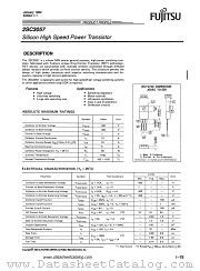 2SC3057 datasheet pdf Fujitsu Microelectronics