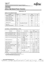 2SC3948 datasheet pdf Fujitsu Microelectronics