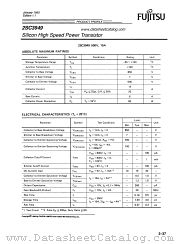 2SC3949 datasheet pdf Fujitsu Microelectronics
