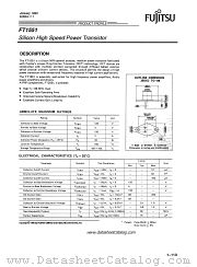 FT1551 datasheet pdf Fujitsu Microelectronics