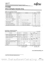 FT5760M datasheet pdf Fujitsu Microelectronics