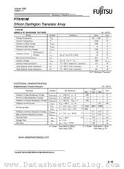 FT5761M datasheet pdf Fujitsu Microelectronics