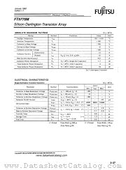 FT5770M datasheet pdf Fujitsu Microelectronics