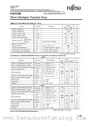 FT5777M datasheet pdf Fujitsu Microelectronics