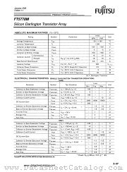 FT5778M datasheet pdf Fujitsu Microelectronics