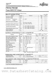 FT6110D datasheet pdf Fujitsu Microelectronics