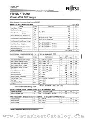 FT6121D datasheet pdf Fujitsu Microelectronics