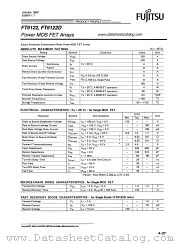 FT6122D datasheet pdf Fujitsu Microelectronics