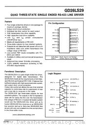 GD26LS29J datasheet pdf GoldStar