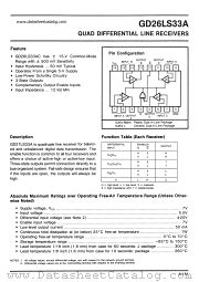 GD26LS33AJ datasheet pdf GoldStar