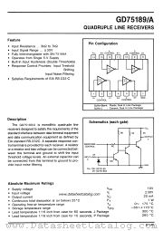 GD75189J datasheet pdf GoldStar