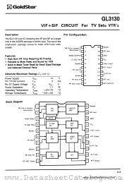 GL3130 datasheet pdf GoldStar