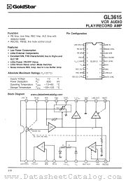 GL3615 datasheet pdf GoldStar