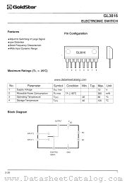 GL3816 datasheet pdf GoldStar